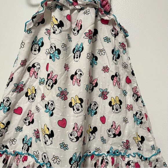 Disney Minnie Mouse Kids Dress White with Pink and Blue Accents size 24 months - Picture 3 of 5